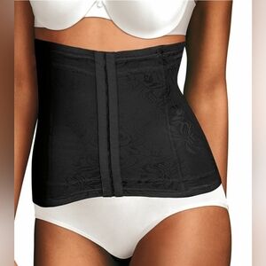 Maidenform Black Corset Instant Slimmer Waist Trainer Sz. Small